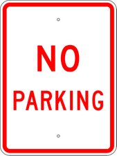 No Parking Sign